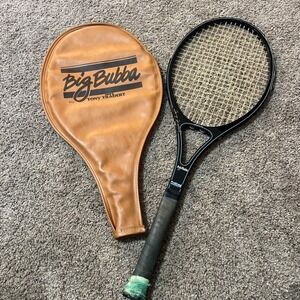 Vintage Big Bubba Pro Group Tennis Racket 4 3/8 L Tony Trabert‎ Graphite Rare